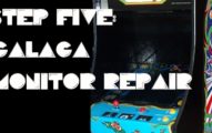 galaga monitor repair